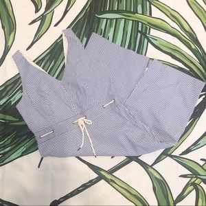 JCREW Seersucker Dress with Rope Tie